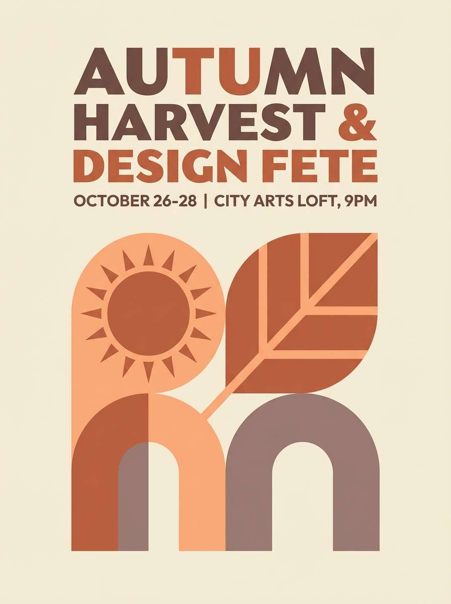 sunset boardwalk poster