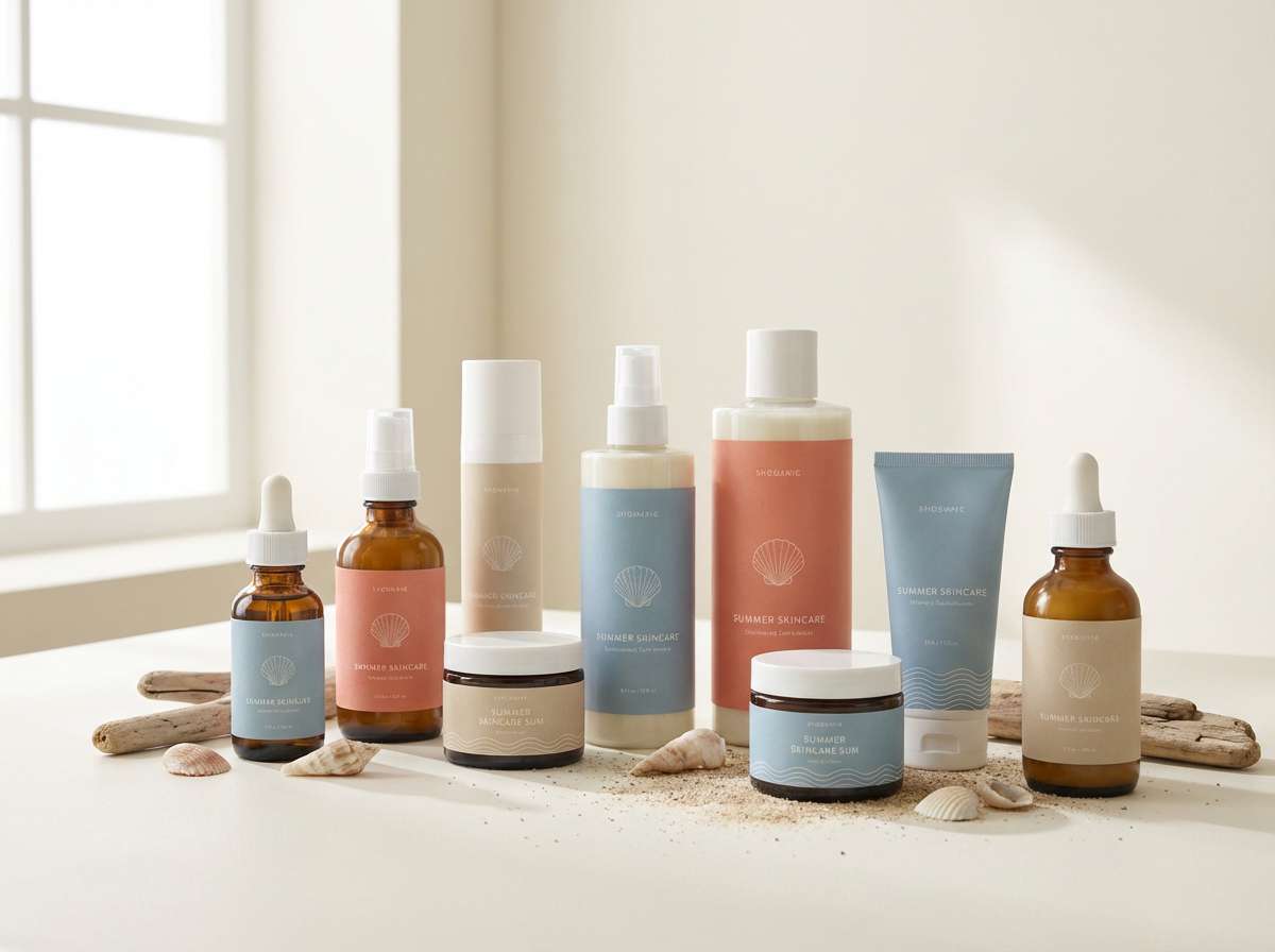 summer pastel product shot