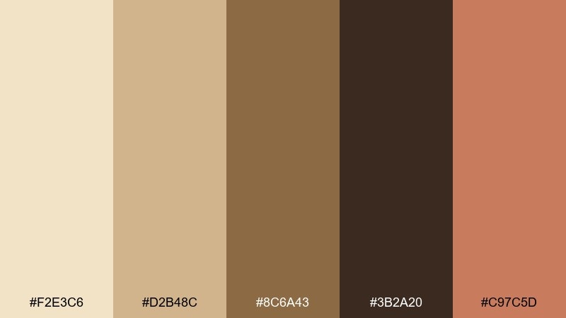 sepia streetlight vintage film color palette with hex codes