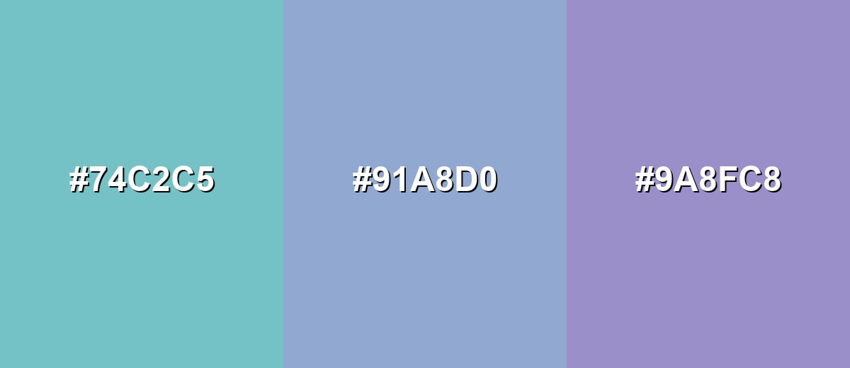 analogous color for serenity-color