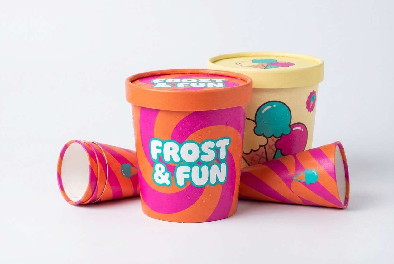 ice cream packaging studio