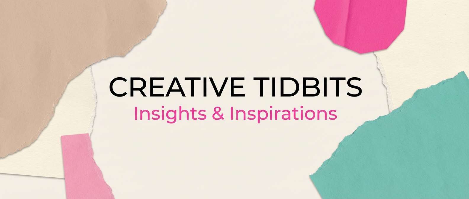 collage blog header design