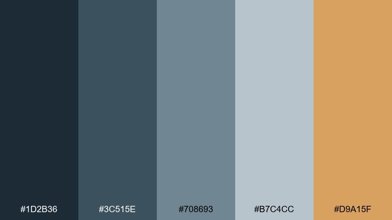 silverstorm color palette with hex codes
