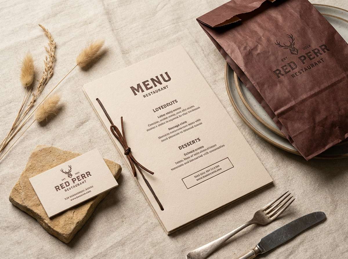 rustic branding mockup