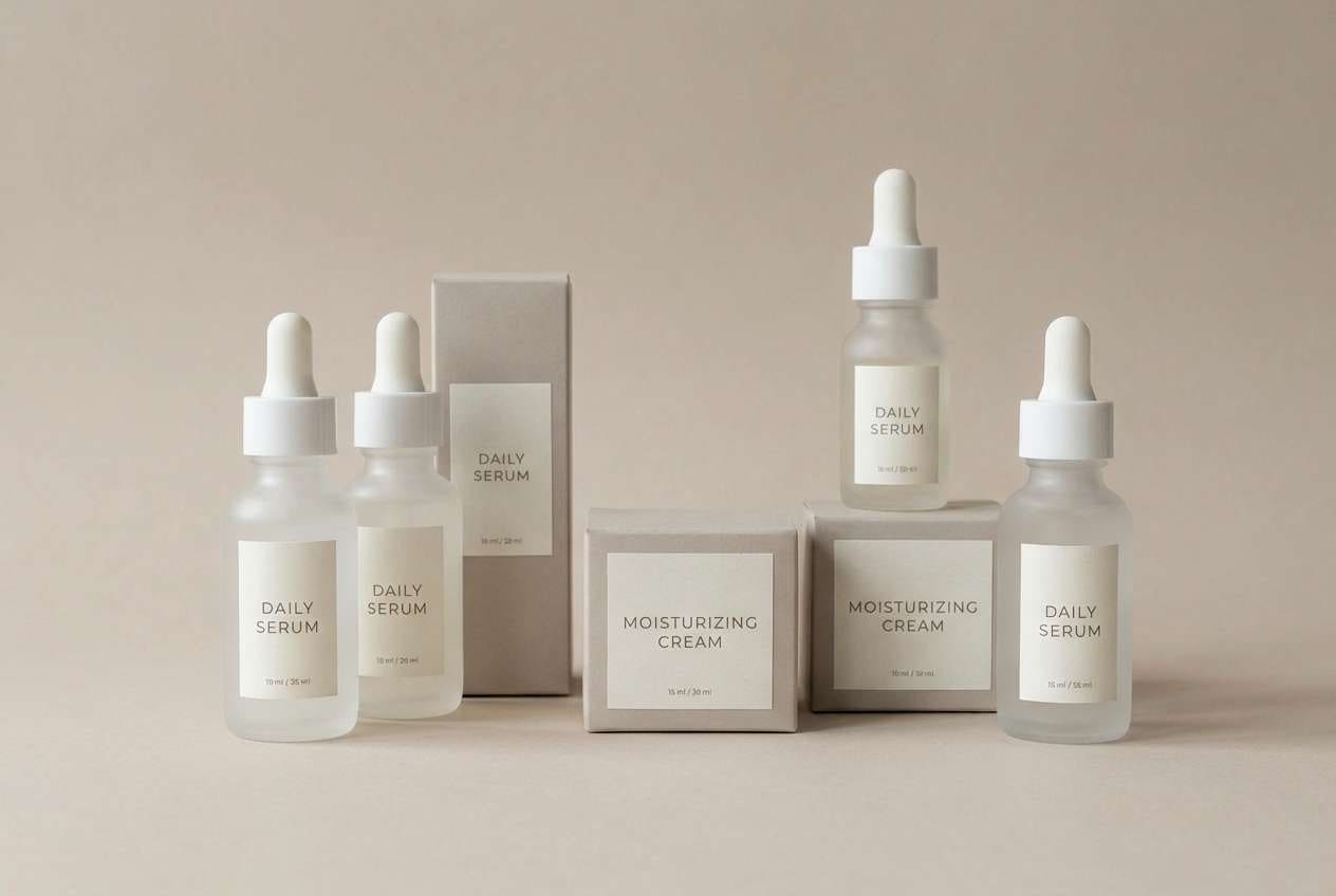 skincare packaging mockup