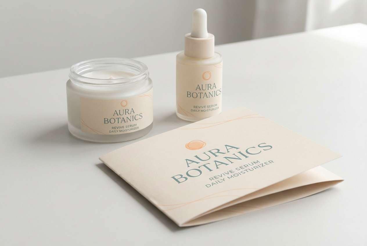 skincare label studio