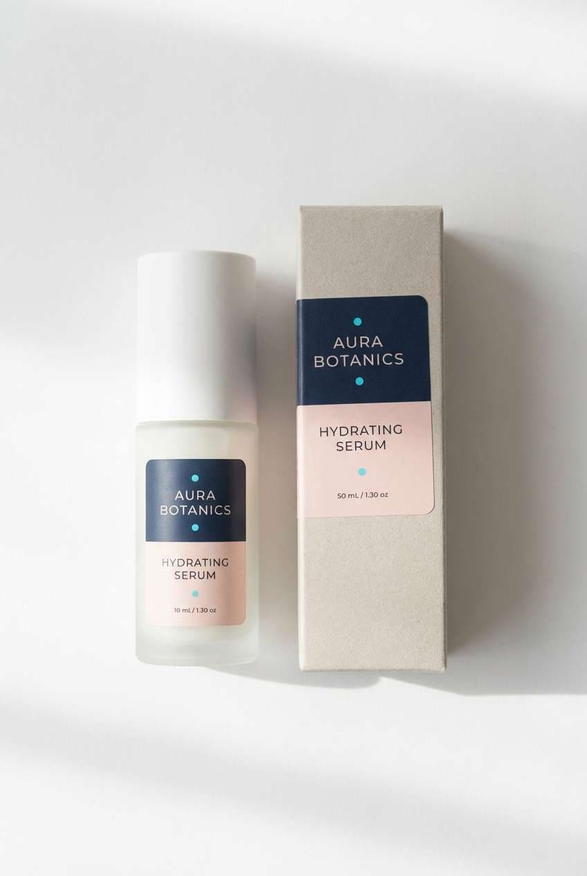 coral reef tone skincare packaging studio