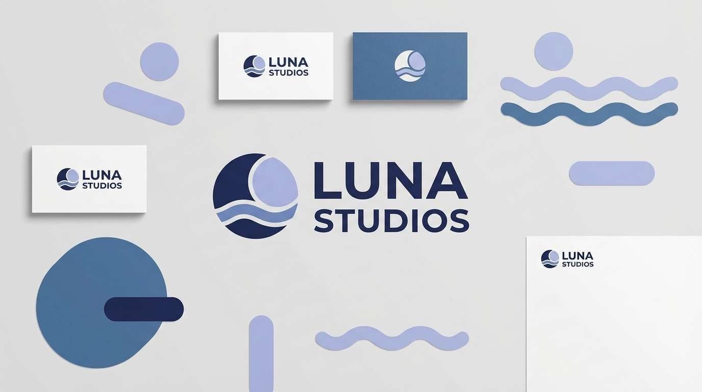 corporate branding kit layout