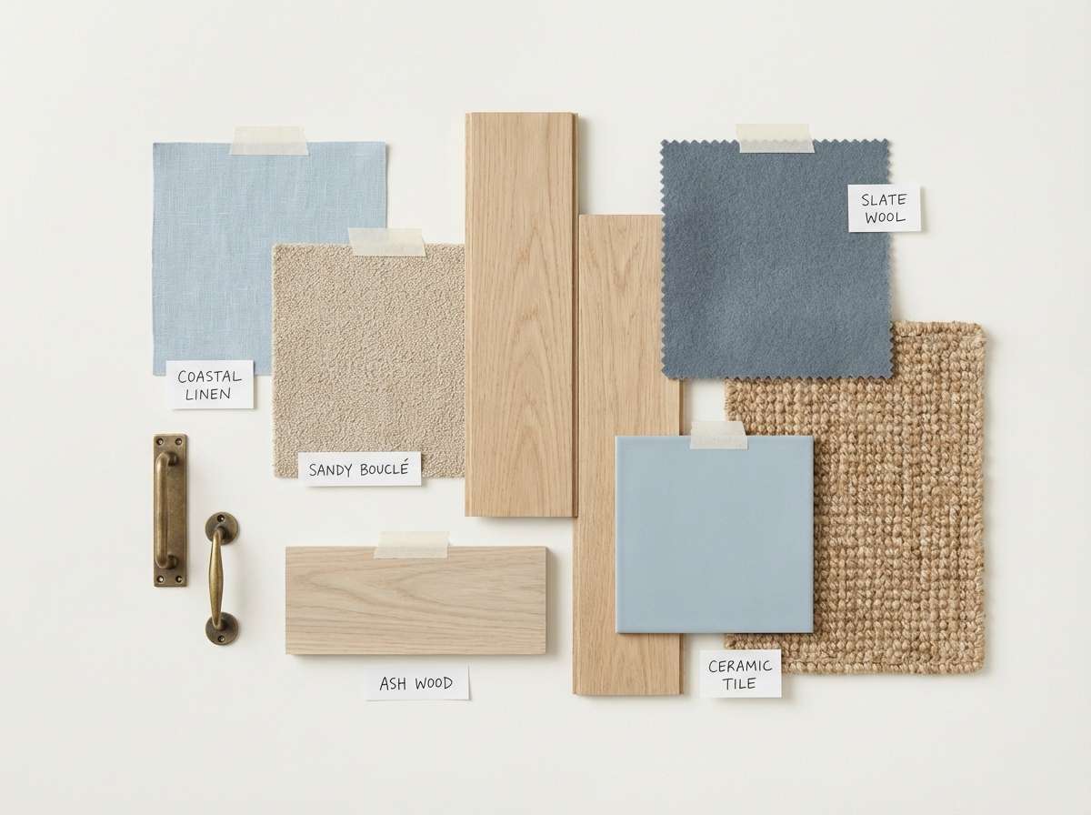 beach interior moodboard