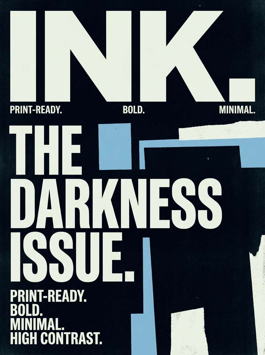 moody magazine cover layout