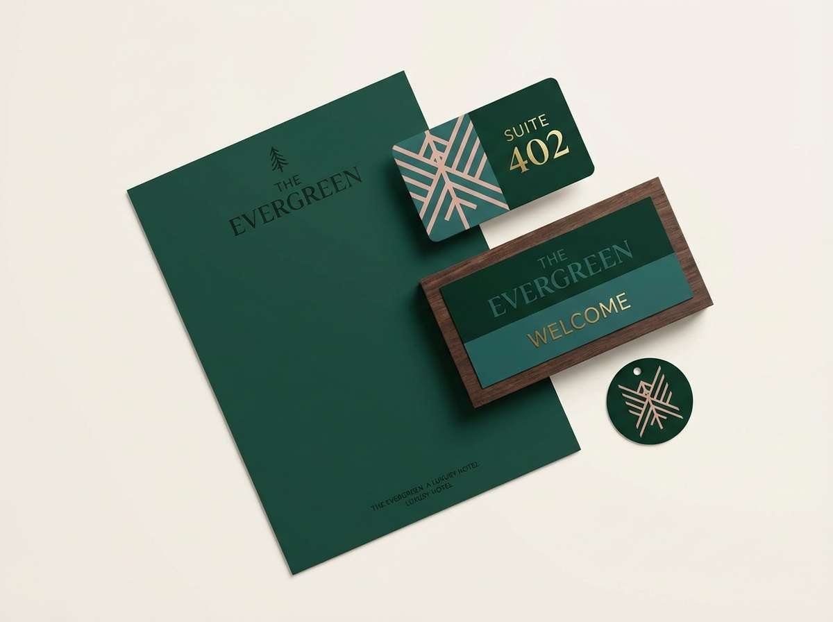 evergreen hotel branding