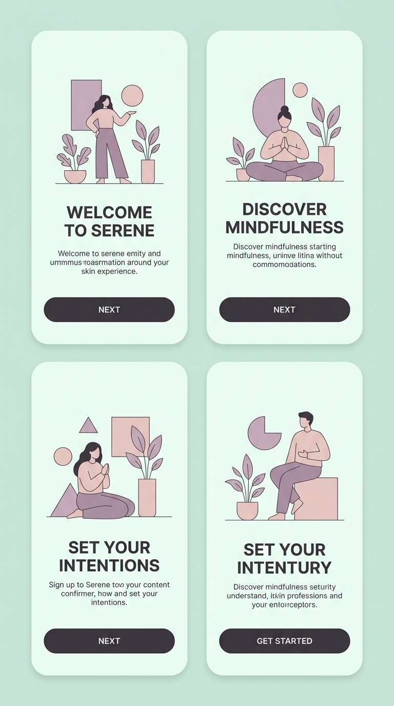 mint onboarding ui screens