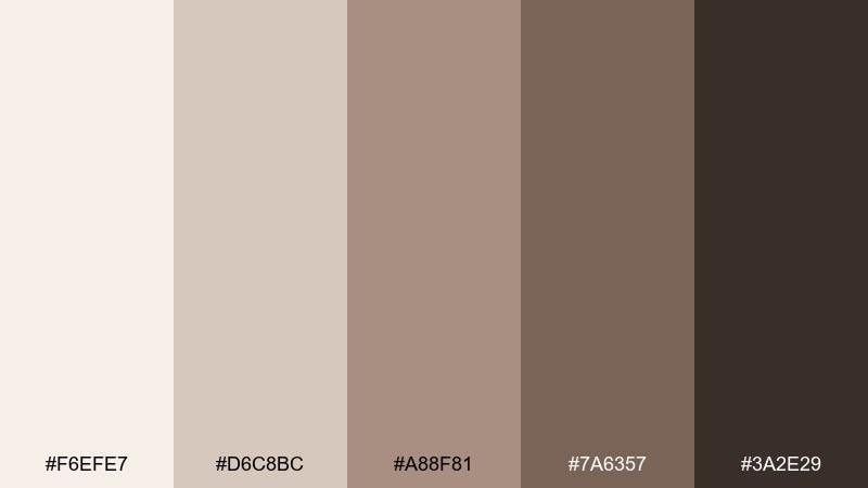 smoked clay kitchen color palette with hex codes