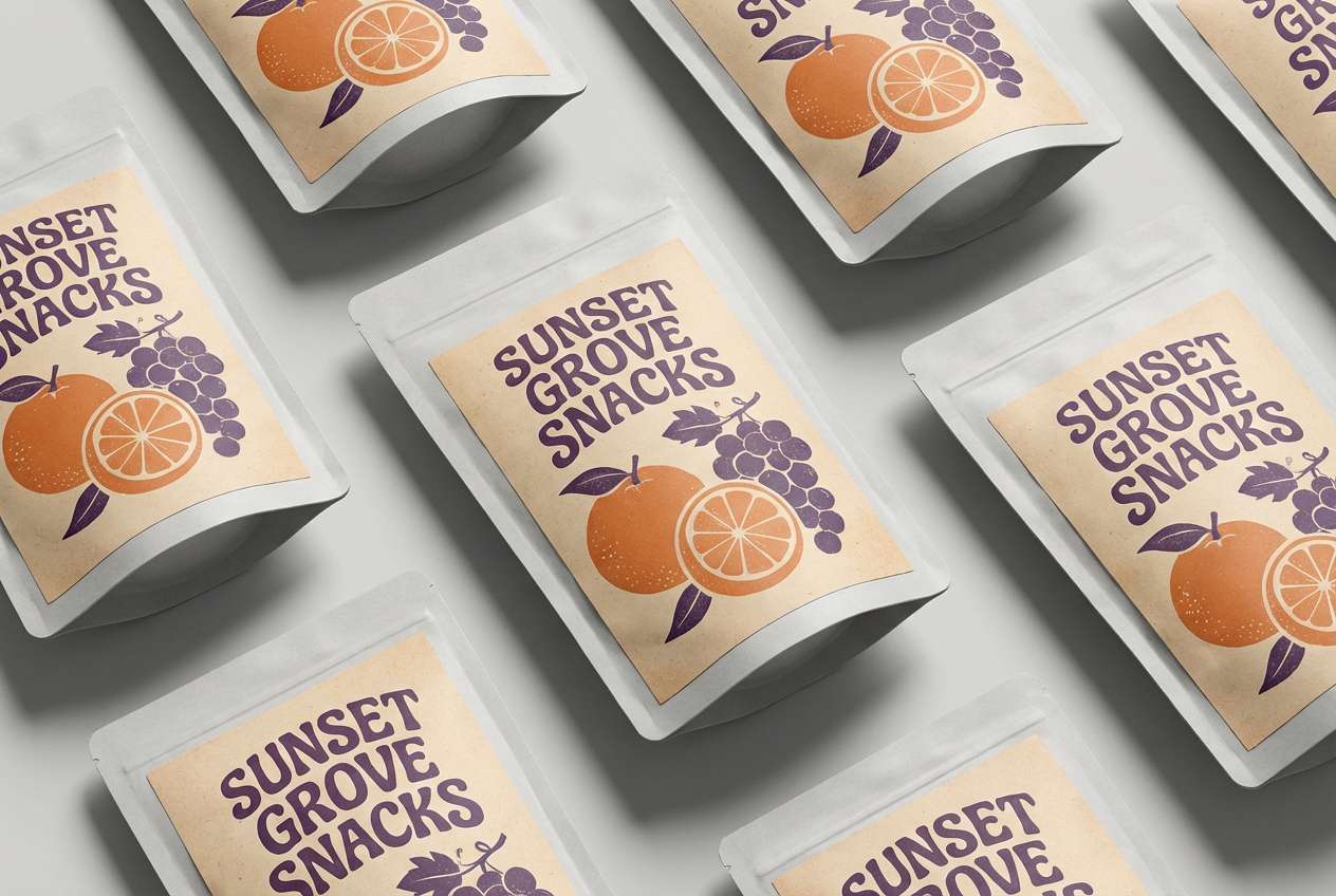 snack packaging shot