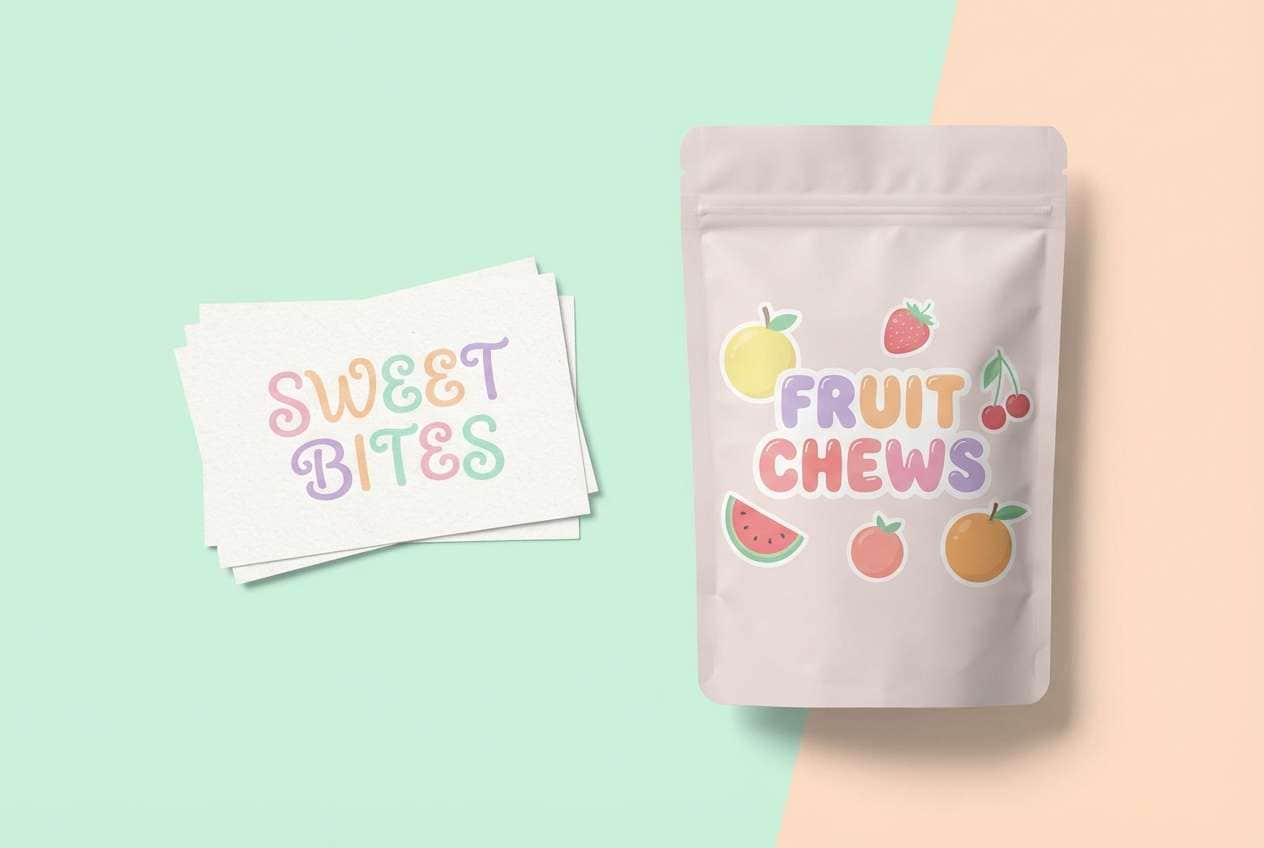 snack packaging mockup