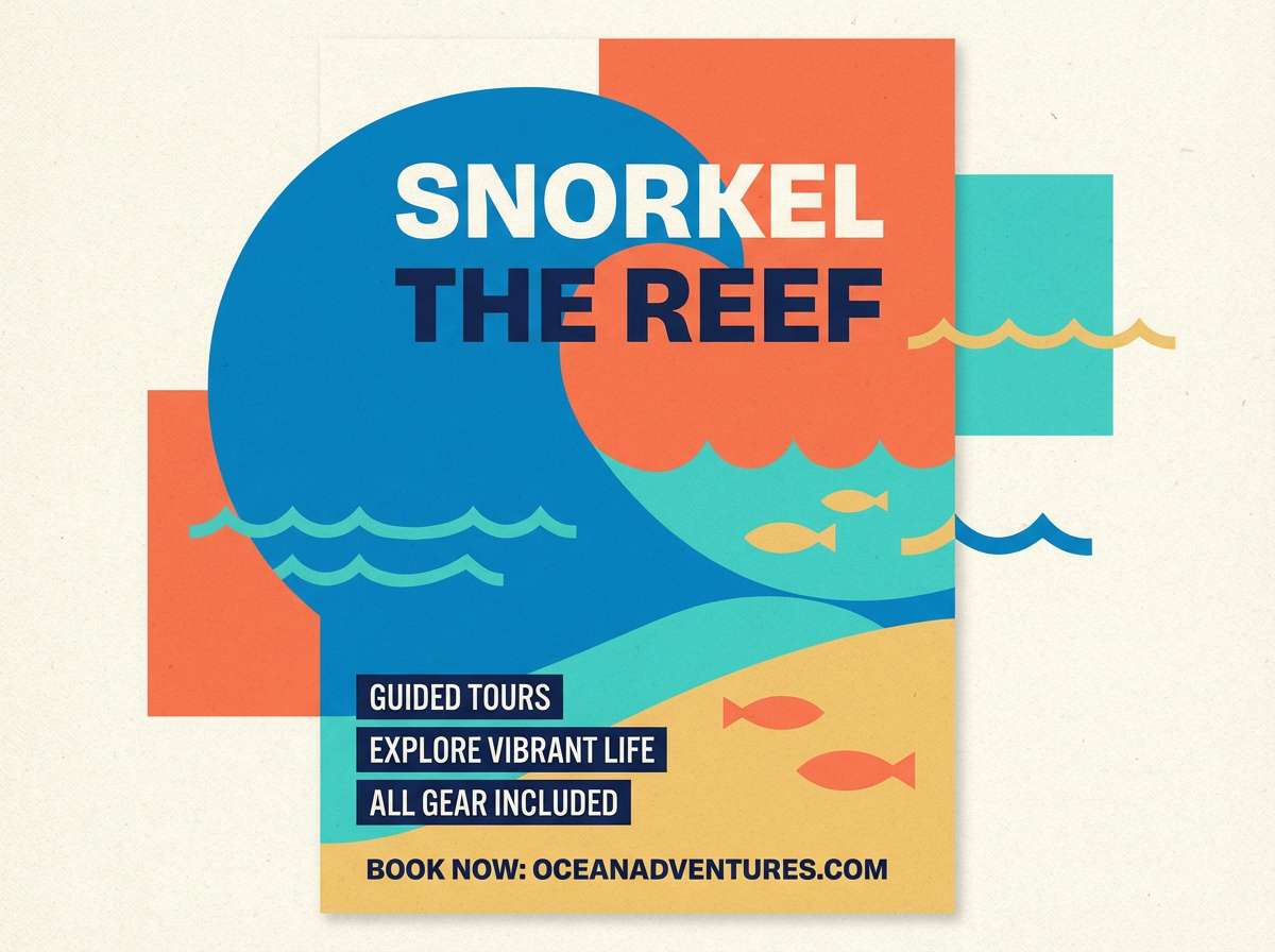 snorkel tour flyer