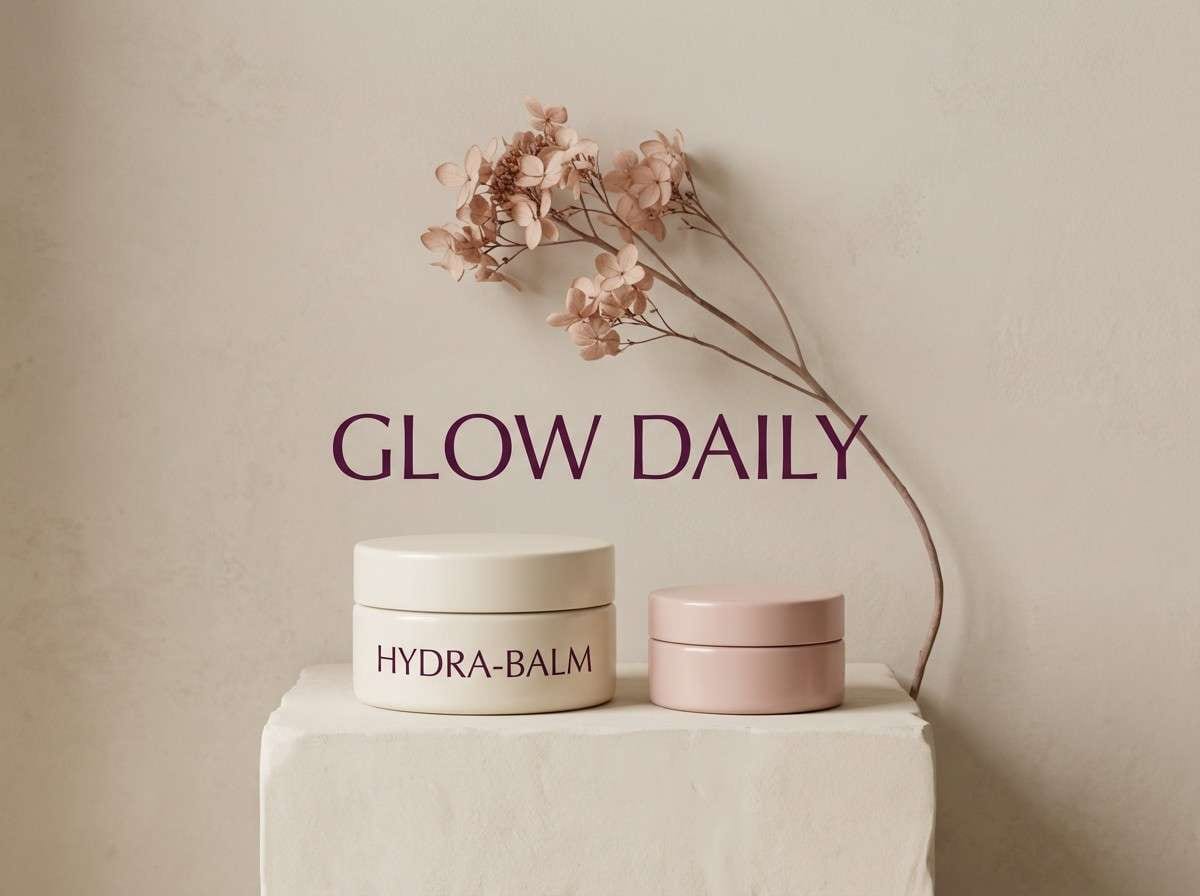 minimal beauty product ad