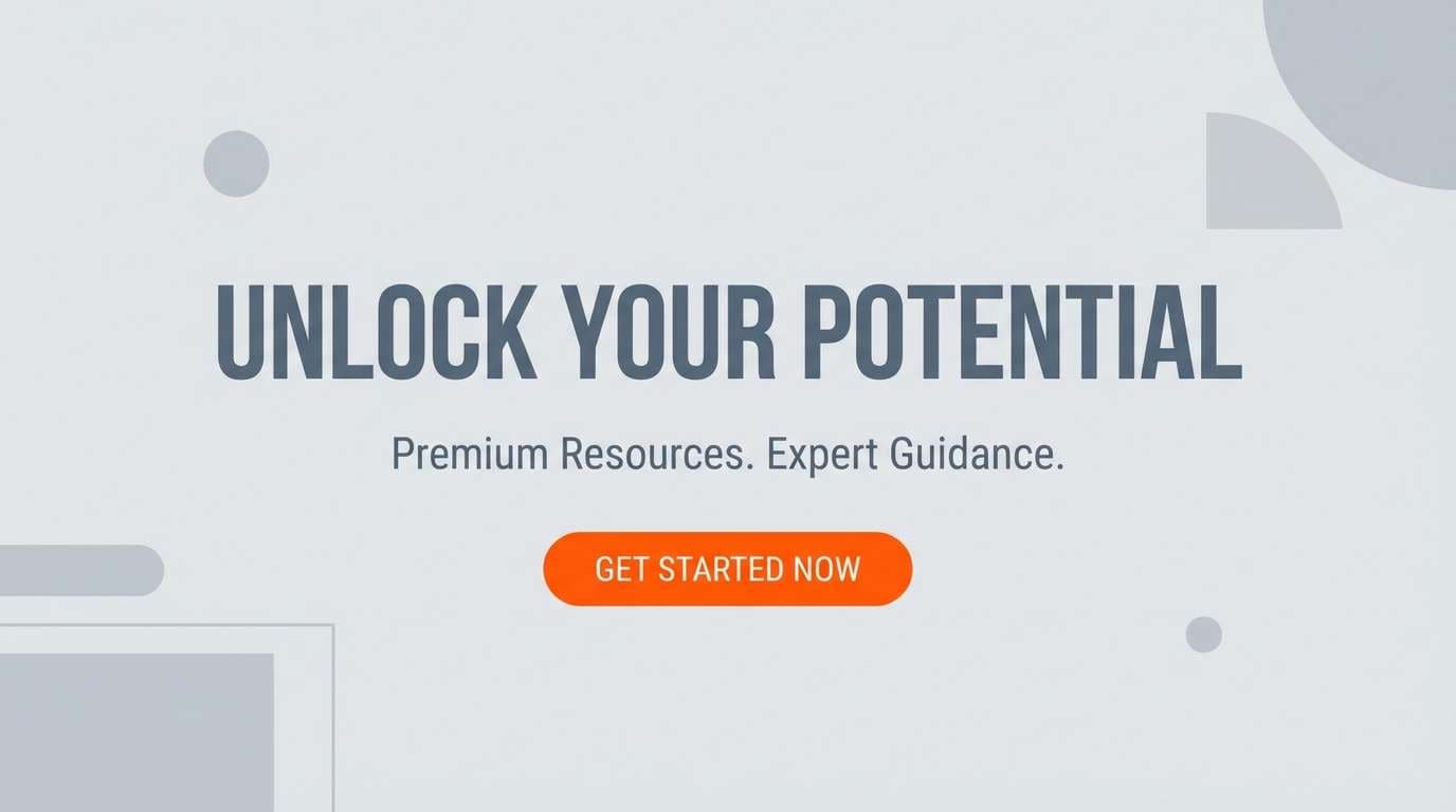 minimal cta banner design