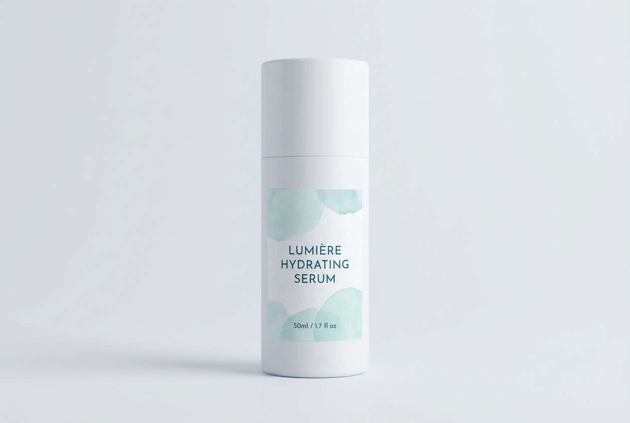 minimal skincare packaging