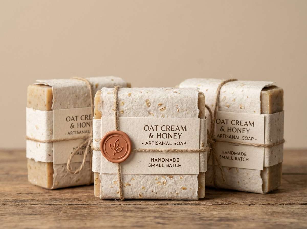 soap label studio shot