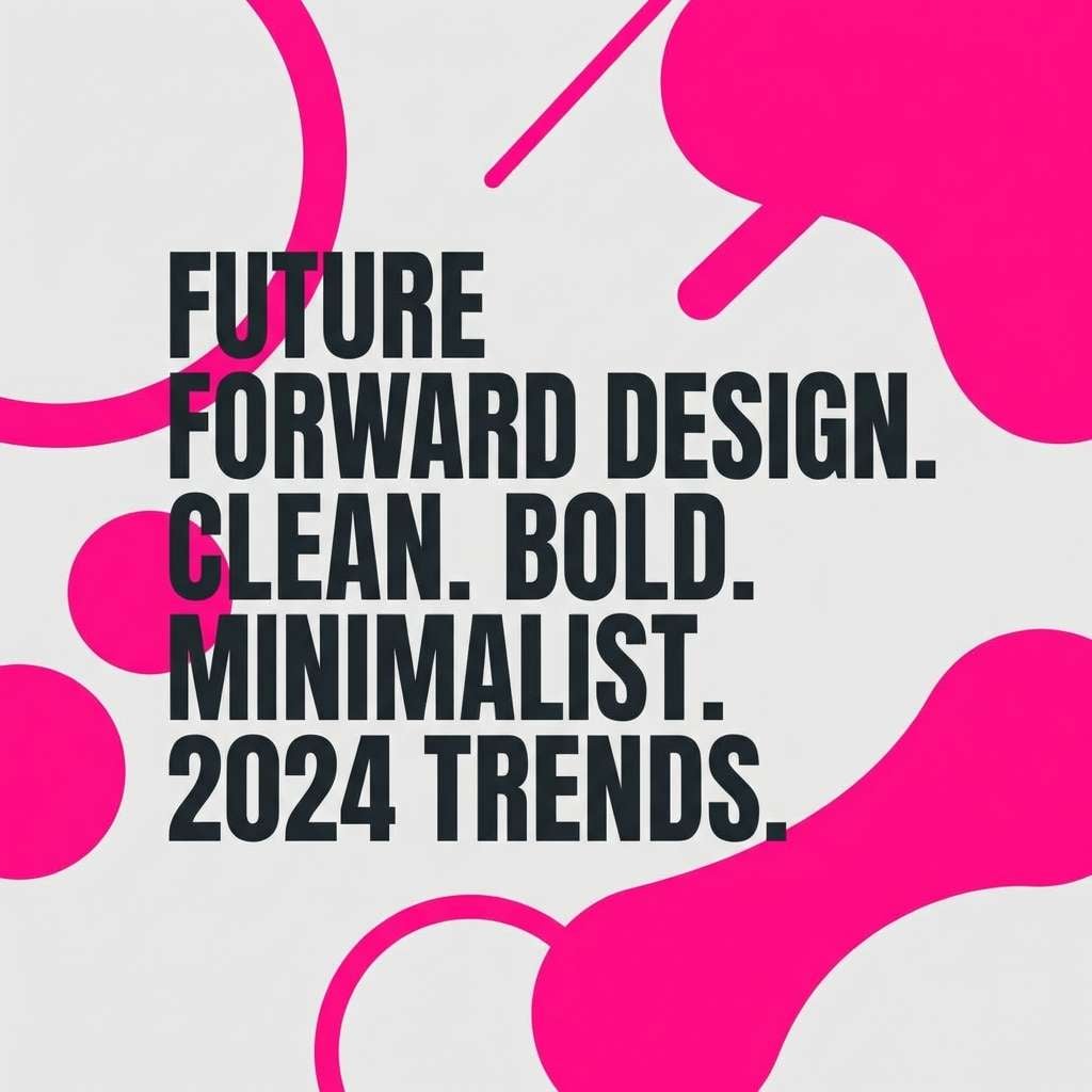 social post in gray with pink pop