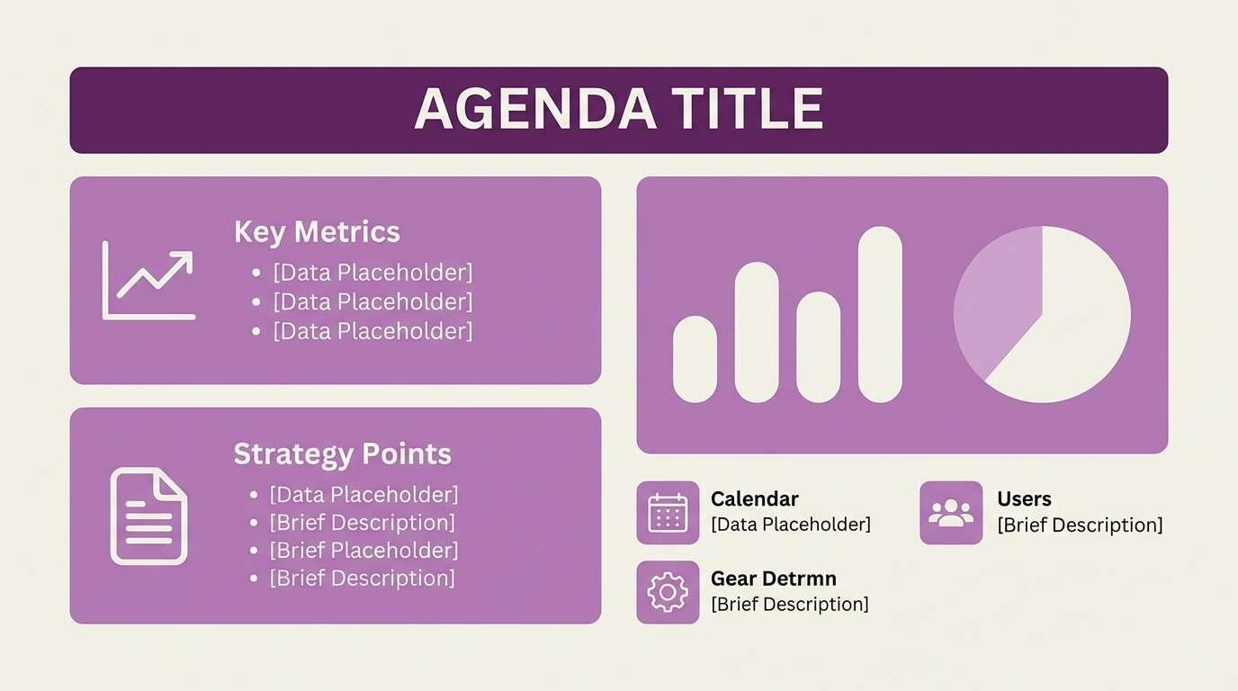 lilac presentation slide template