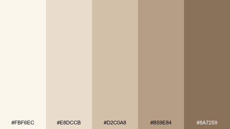 soft sandstone color palette with hex codes