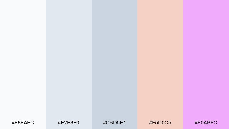 soft sandstone gradient color palette with hex codes