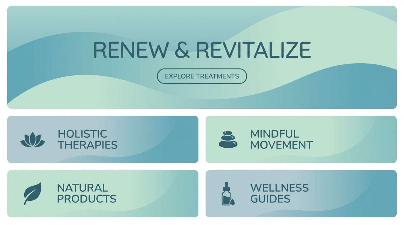 spa landing page layout