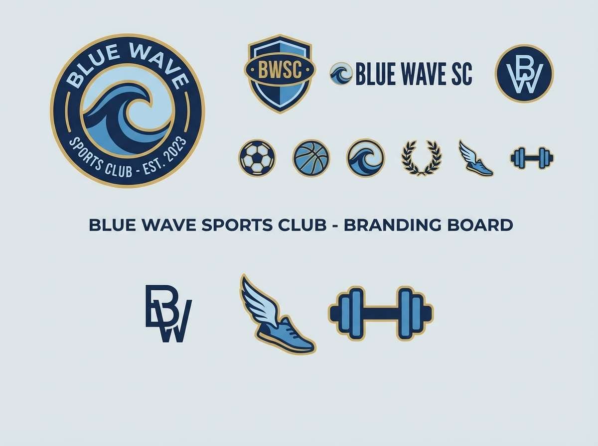 club badge branding