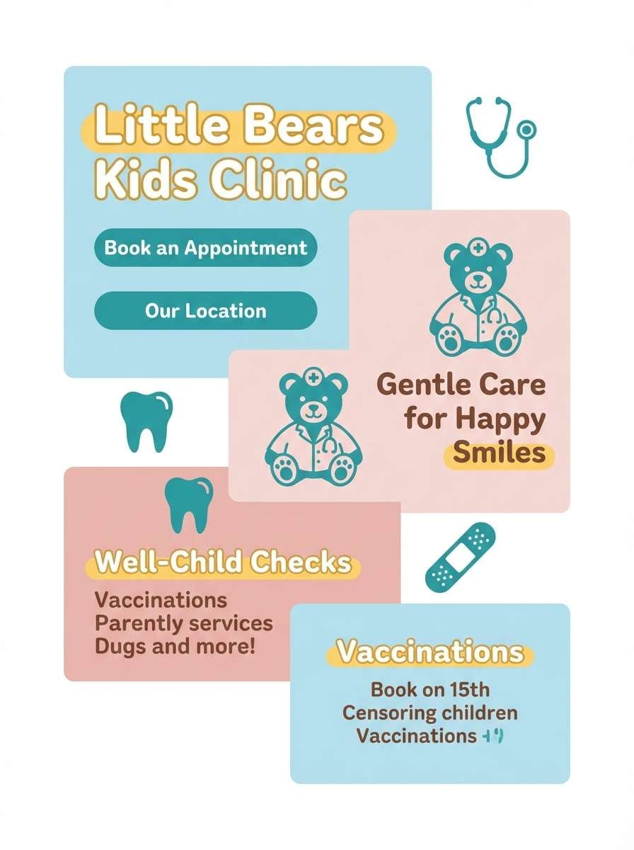 kids clinic flyer