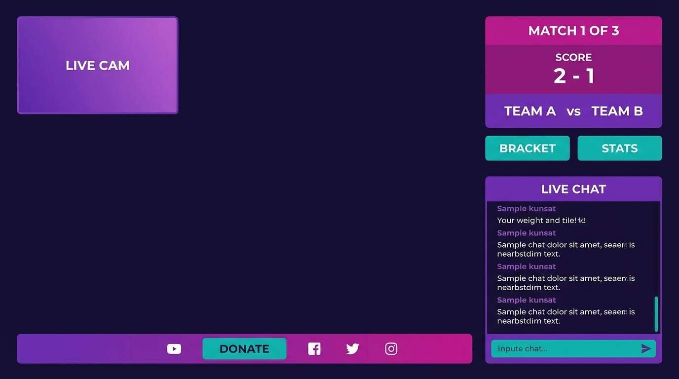 stream overlay ui