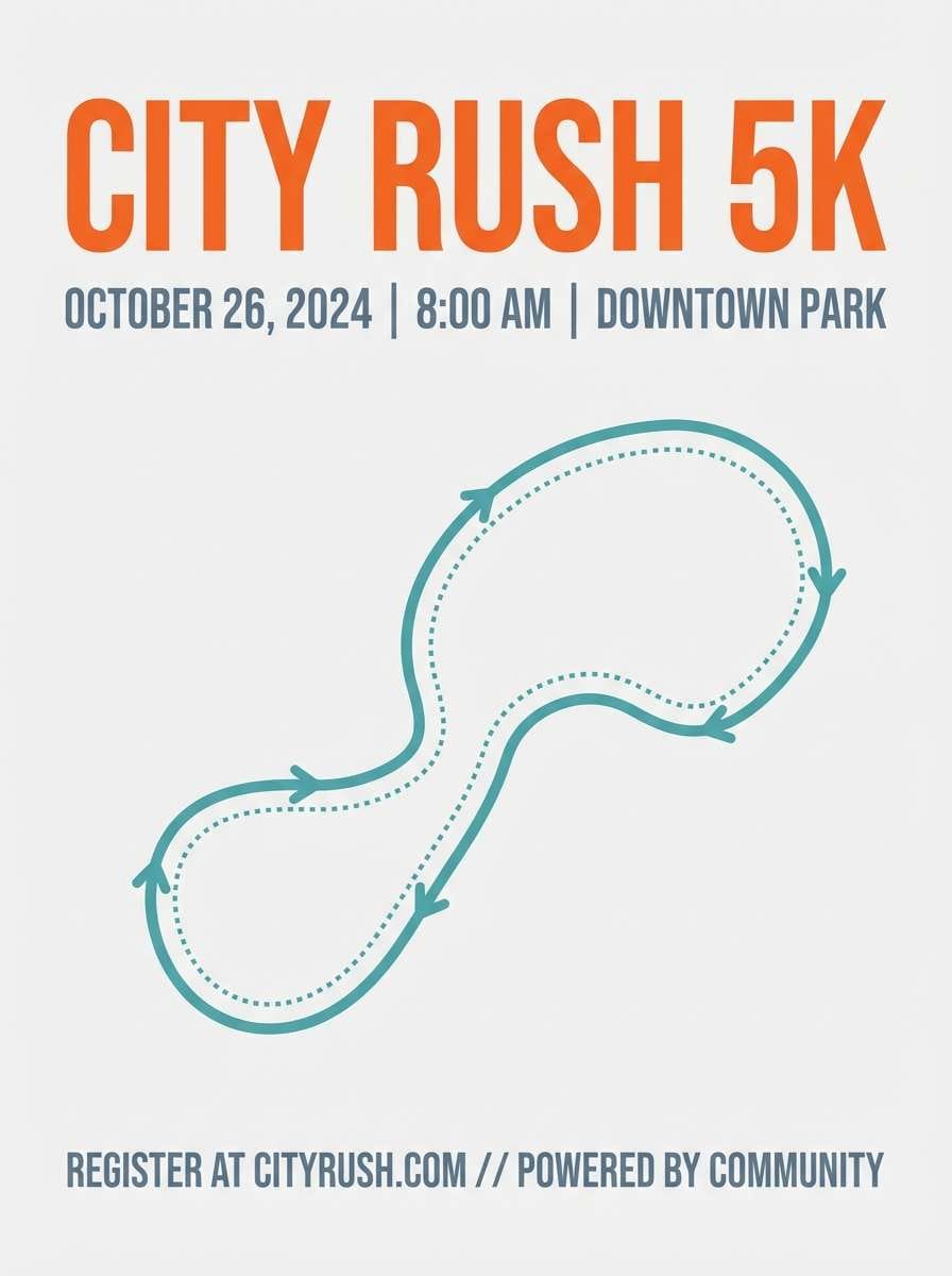 running event poster