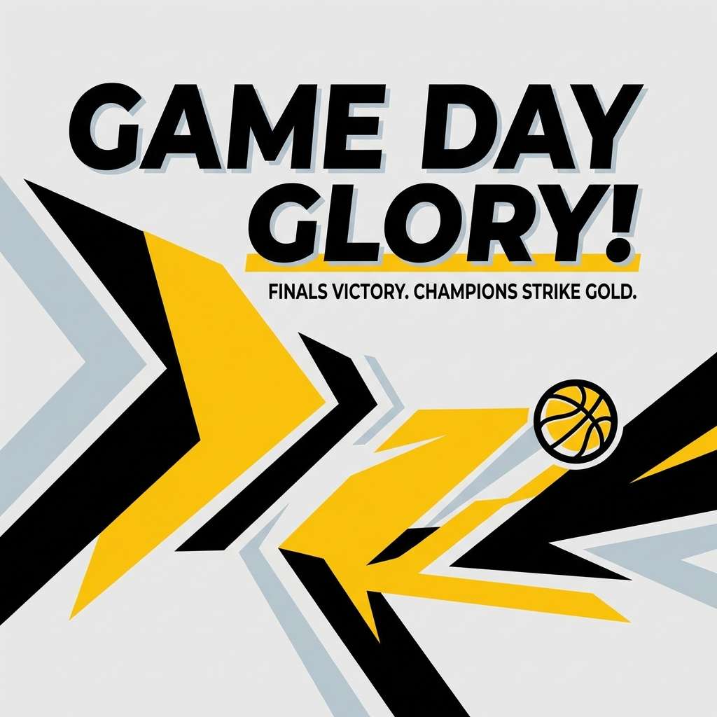 sports post graphic design