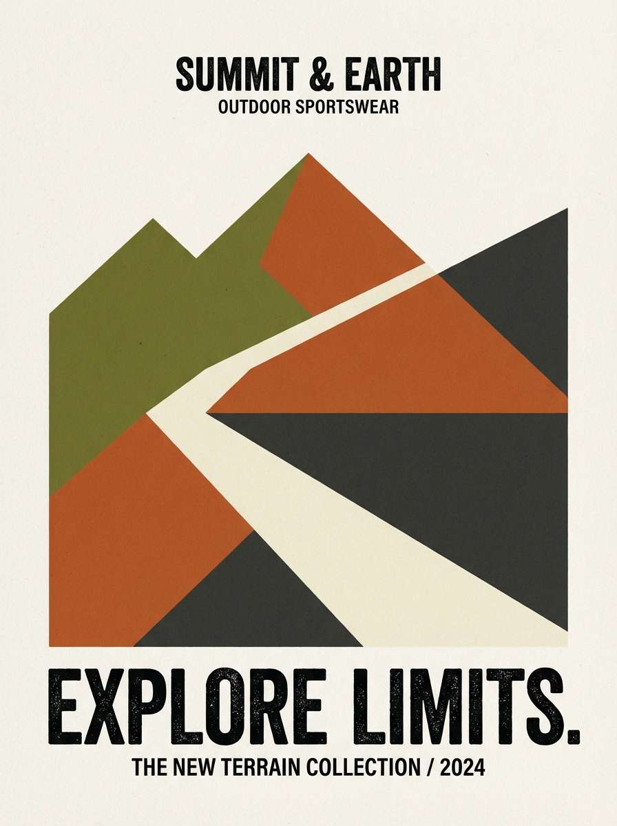 sportswear campaign poster