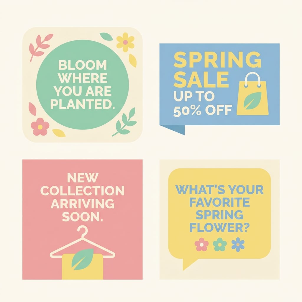 spring carousel post design