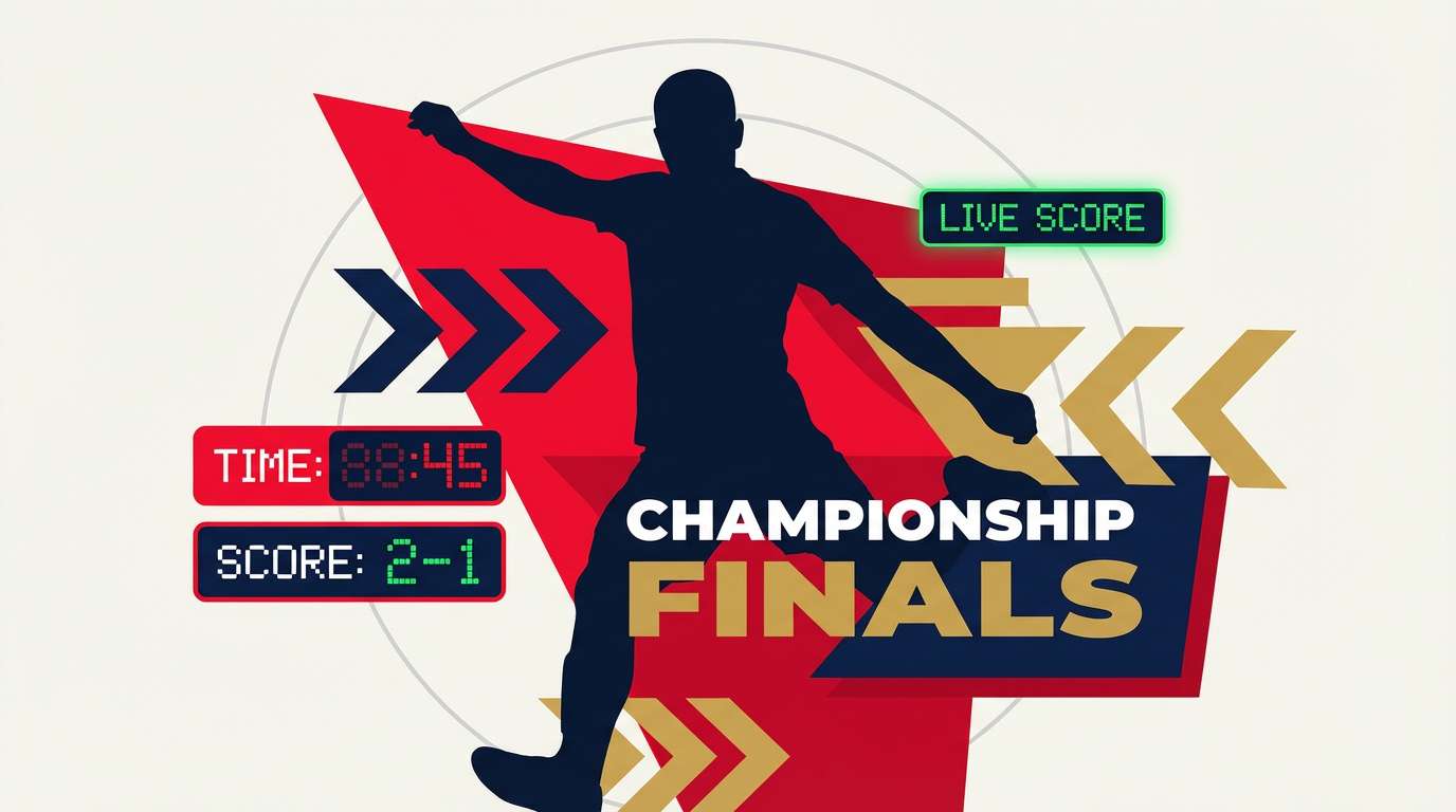 sports poster with bold colors