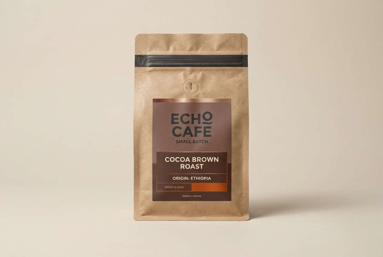 coffee packaging mockup