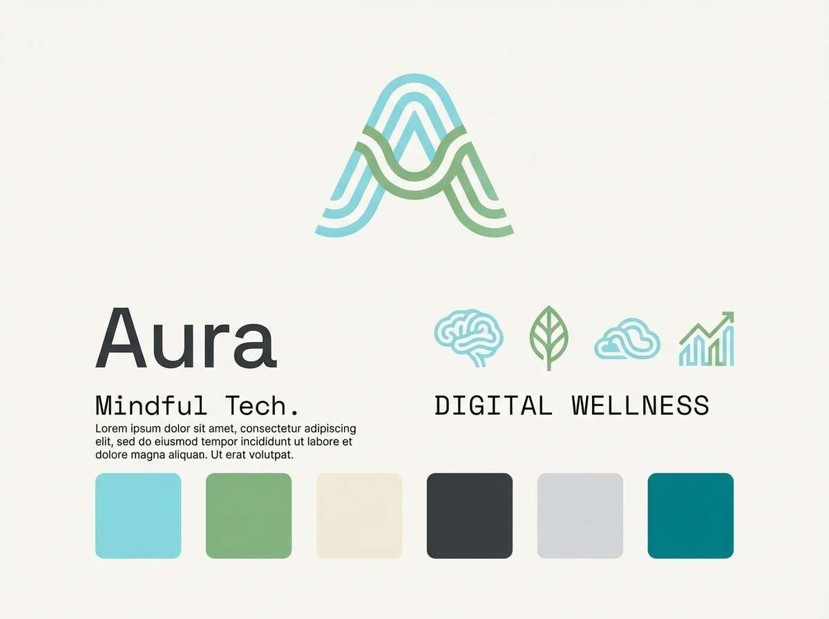 startup branding board