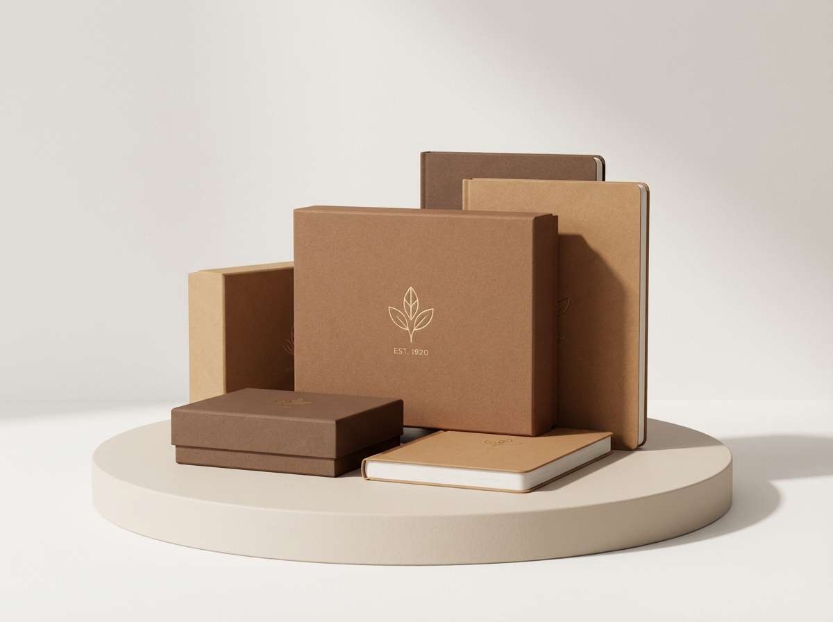 stationery packaging shot