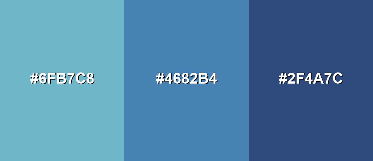 analogous color for steel-blue-color