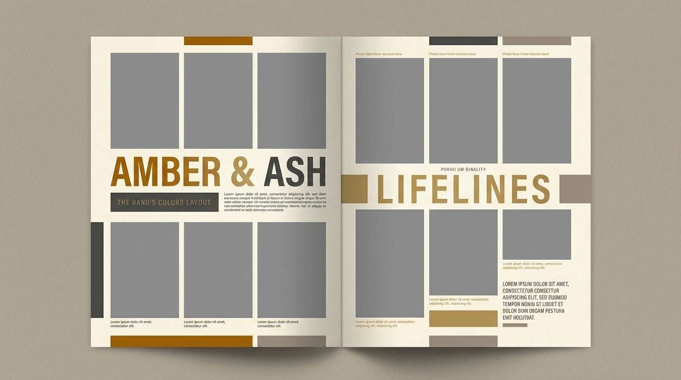 menswear lookbook layout