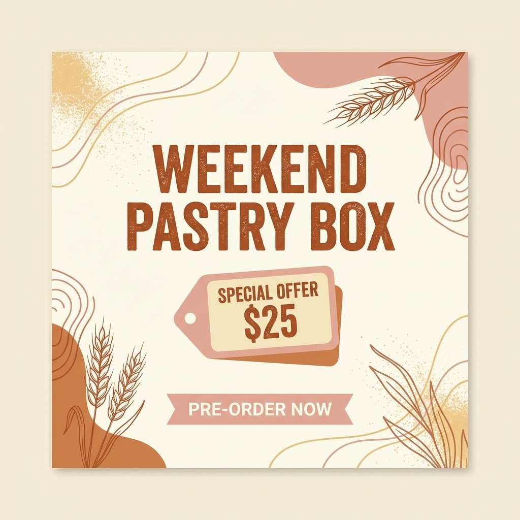 bakery promo post