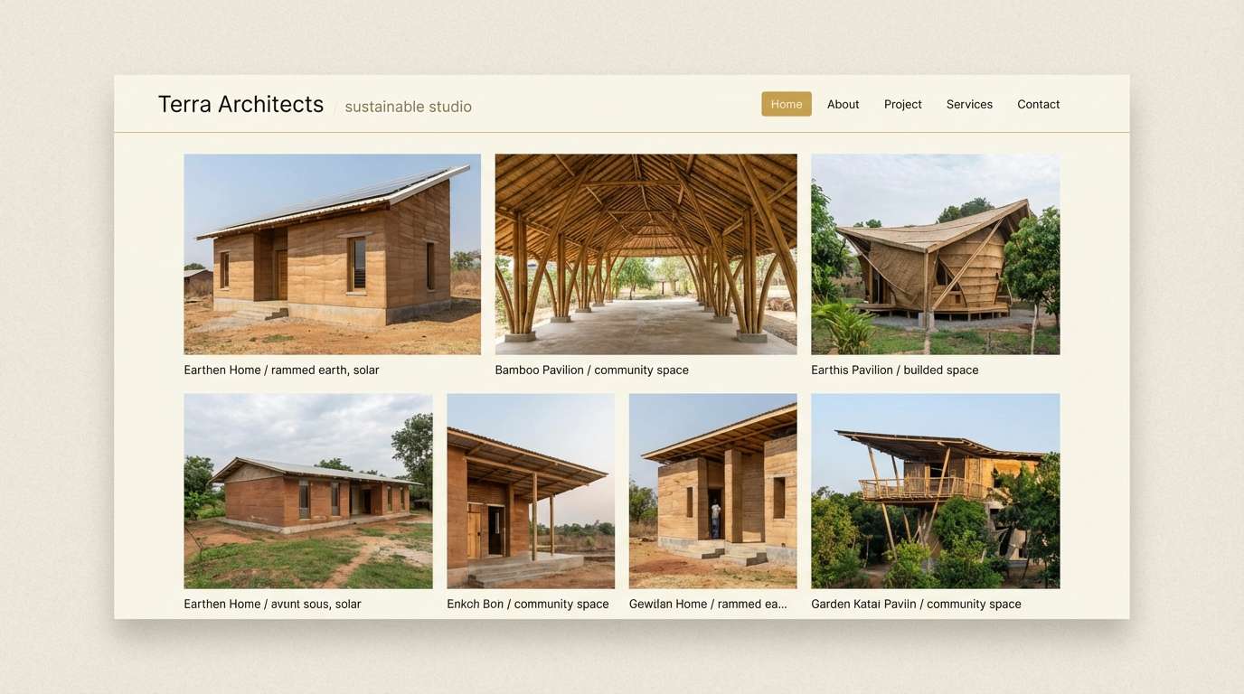 architecture portfolio layout