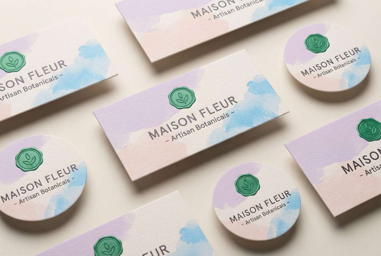 boutique labels studio shot