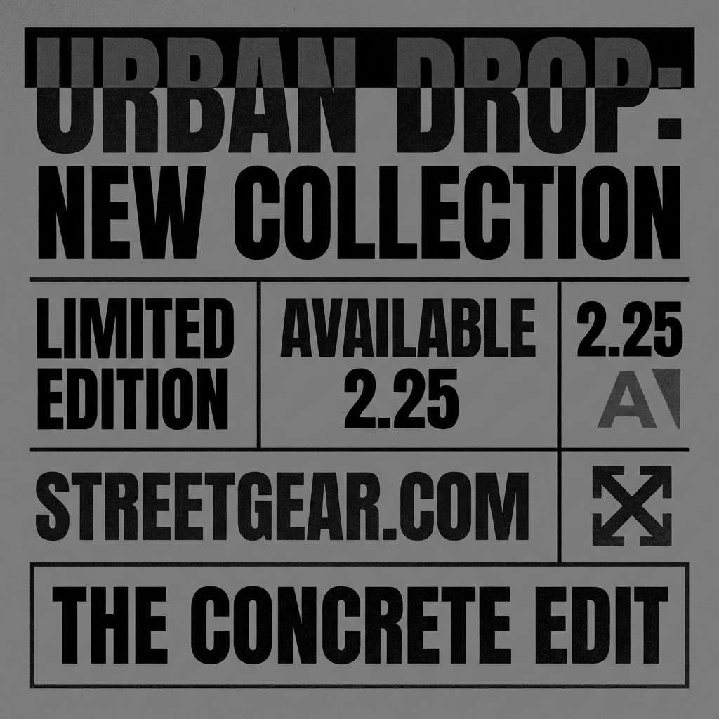 streetwear drop post template