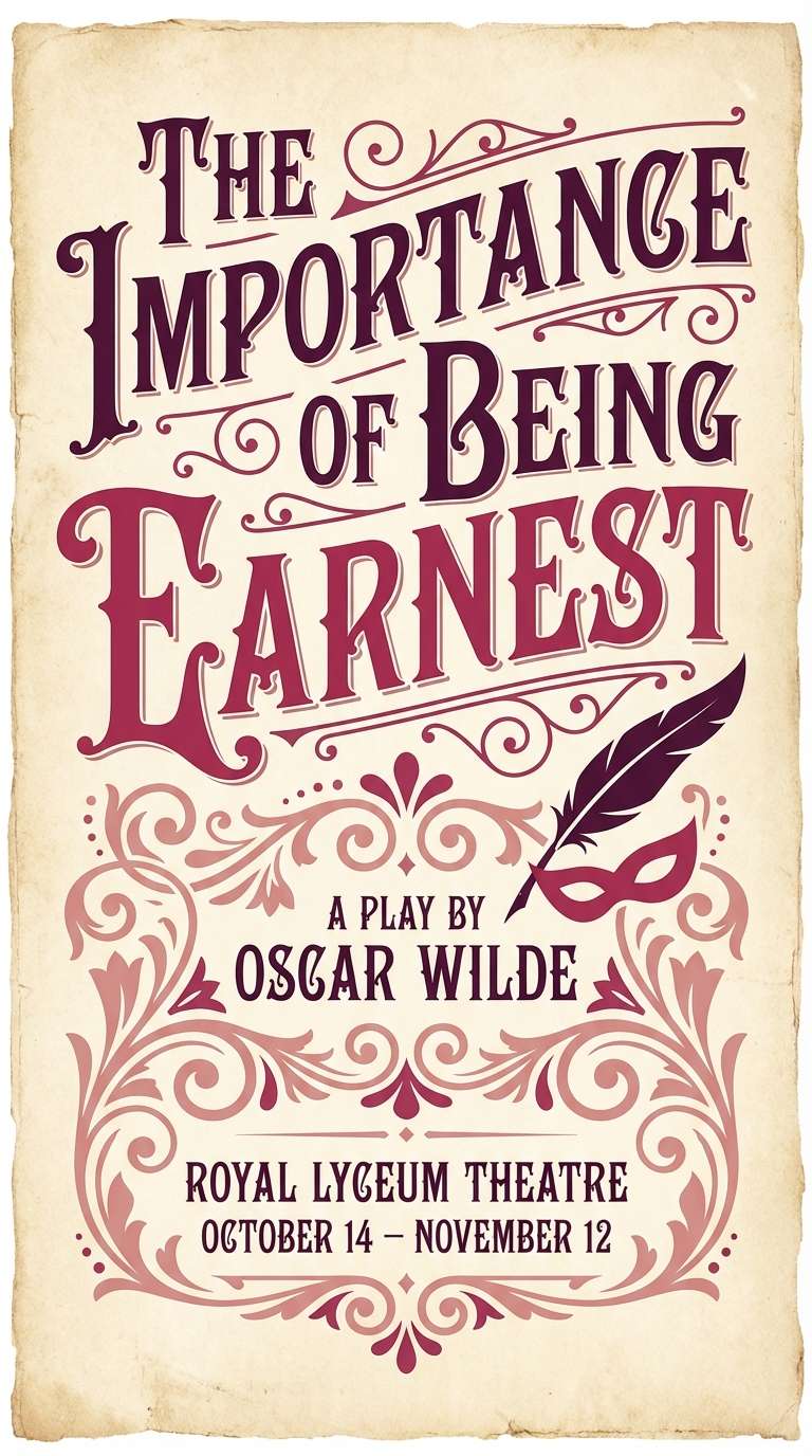 vintage theater poster