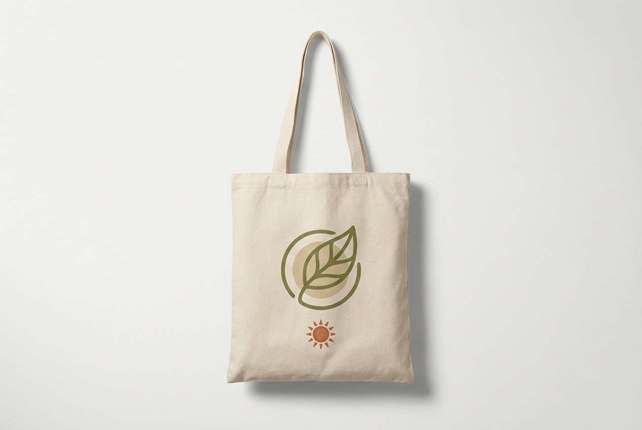 market tote branding mockup
