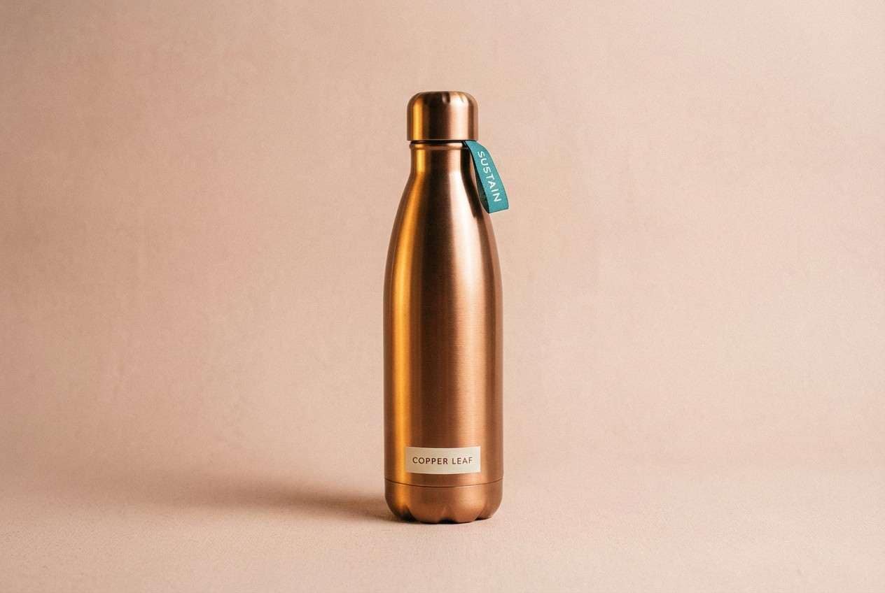 copper product ad mockup