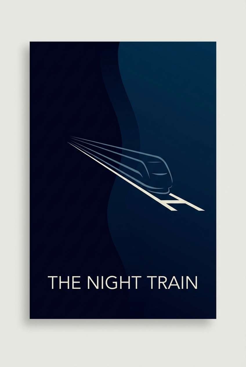 midnight rail poster design